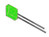 Rectangular LED Lamp HEG (green) 2.5mmx7.4mm Fairchild HLMP0503