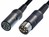Video Cable 2m with 6-Pole XLR Plug and 6-Pole XLR Jack