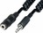 Spiral Audio Cable Stereo 3m with 1/8" TRS Plug + 1/8" TRS Jack