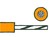 Schaltlitze H05V-K (LiY) 0.14mm2 orange 2000m, RoHS