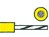 Schaltlitze H05V-K (LiY) 0.14mm2 gelb 10m, RoHS