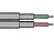 Stereo Cable Flat 2x0.14mm2 Diameter=2.6x5.4mm Grey – Sold per M