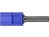 Stiftkabelschuhe blau zum Pressen mit Vorisolation