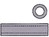 Distanzrolle Polystyrol schwarz L=10mm D=8mm fuer M4-Schrauben