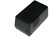 ABS Enclosure Black 74x43x36.5mm with Ventilation Gaps