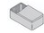 ABS Enclosure Grey with Internal Tracks for PCBs 150x50x80mm