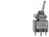 Single Pole Miniature Toggle Switch On-Off-On Bracket PC Mount N