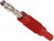 Uebergangsstecker rot 4mm-Stift -> 2mm-Buchse 6A 60VDC