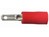 Flat Tab Insulated Red 2.8x0.8mm Vogt 391308
