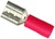 Receptacle Insulated Red 6.3x0.8mm to Crimp Vogt 3903