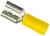 Receptacle Insulated Yellow 6.3x0.8mm to Crimp Vogt 3907