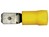 Flat Tab Insulated Yellow 6.3x0.8mm Vogt 3912