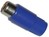 Cinch-Kabelbuchse blau Kunststoff 4mm Lumberg KTO1