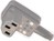 IEC Cord Connector C13 (Female) Grey Rewirable Angled EN60320