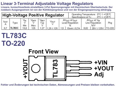 New 10PCS TL783C TL783 Manu:TI Encapsulation:TO-220 High Voltage Regulators