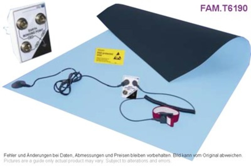 Antistatik Arbeitsplatz-Kit ESD blau, Grieder Elektronik Bauteile AG