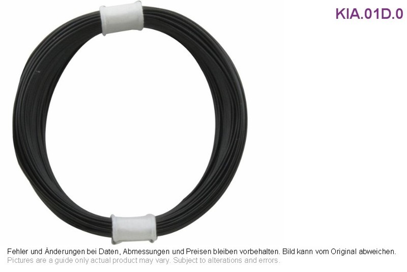 Donau Elektronik Extra Thin Copper Strand Wire – 0.04mm², 10m, 10 Colors – 23.5/0.08ct