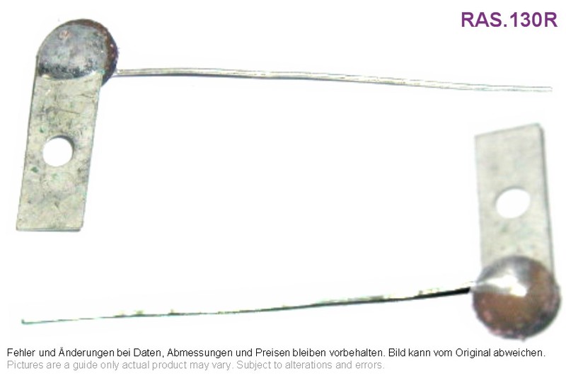 NTC Widerstand Auf Metallstreifen 130 Ohm 1W Grieder Elektronik 