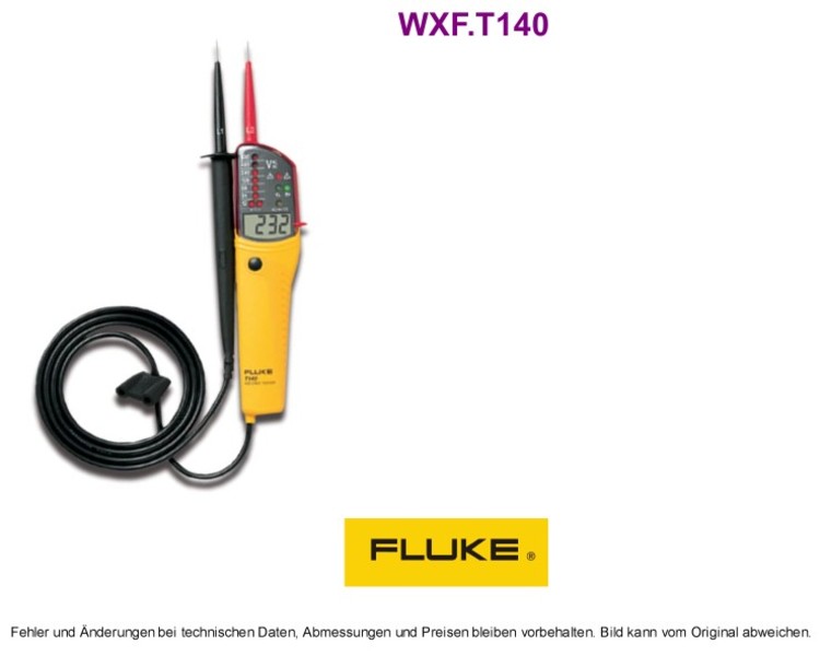 Fluke T100 Series Voltage and Continuity Tester (Display=3 1/2 D