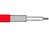 Instrumental-Cable 1x0.22mm2 Outer Diameter 6.2mm Red Neutrik ZN