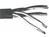 Speaker Cable 4x2.5mm2 D=11mm High-Flexible Black Speakonflex