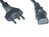 Mains Cable 3x1mm2 Black 1m SEV-1011/IEC60320-C13