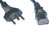Mains Cable 3x1mm2 Grey 2m SEV-1011/IEC60320-C13