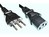 Mains Cable 3x0.75mm2 Black 2m 3p-Italy to IEC60320-C13