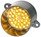 LED Signal Lamp Yellow 12VDC oder 24VDC (Module)