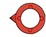 Pointer Red ELMA 041-5030 Fitting Knob Diameter 28mm