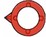 Pointer Red ELMA 041-6030 Fitting Knob Diameter 36mm