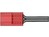 Pin Terminal 0.2-1.5mm2 Pre-Insulated Red Solderless