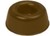 Rubber Adhesive Backed Polyurethane Bumper Screwable Brown 22x10