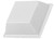 Rubber Adhesive Backed Polyurethane Bumper White 20.5x20.5x5.6mm