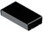 Aluminium Enclosure Black with Aluminum Chassis 224x118x48mm Tek