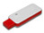 ABS USB-Gehaeuse 58x25x10mm Weiss/Orange Teko TEK-USB.50