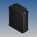 Aluminium Enclosure 100x86x37mm Black IP65 Lugs TEKAM-21/E.9