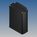 Aluminium Enclosure 145x106x46mm Black IP65 Lugs TEKAM-32/E.9