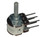 16mm Carbon Rotary Potentiometer Ganged-Stereo Log 100k-Ohm Tol=