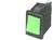 DPDT Rocker Switch On-Off 10A/4A 250VAC Green Illuminated