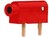 2mm Test Jack (Female) Horizontal PCB Red Schurter 0040.1102