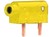 2mm Test Jack (Female) Horizontal PCB Yellow Schurter 0040.1105