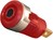 4mm Safety Socket Red 24A CATIII=1000V CATIV=600V MC SLB4-F