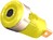 4mm Safety Socket Yellow 24A CATIII=1000V CATIV=600V MC SLB4-F