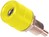 4mm Socket Yellow Soldered Nose Insulating Lead-In Zehnder RC11