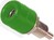 4mm Socket Green Soldered Nose Insulating Lead-In Zehnder RC11