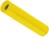 4mm Banana Adapter Coupling Yellow Double-Sided Zehnder RB07