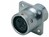 Push-Pull Connector Square Flange 5-Pole Female 180VAC 5A IP67