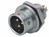 Push-Pull Connector Front Mount 2-Pole Male 250VAC 13A IP67