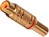 Phono Jack Female Red Gold-Plated Cable max. 5.5mm K111GR